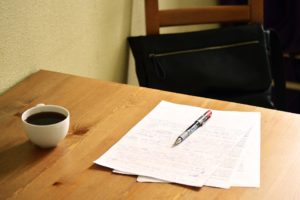 Papers on Desk