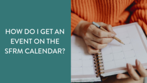 Woman looking at a calendar