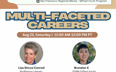Career Conversations for Gifted Youth – Multi-Faceted Careers on August 23